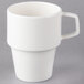 A Villeroy & Boch white porcelain mug with a handle.