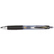 Uni-Ball 1790922 Signo 207 Ultra Black Ink with Smokey Gray Barrel 0.38mm Retractable Ballpoint Gel Pen - 12/Pack Main Thumbnail 1