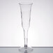 Fineline Flairware 2105 5 oz. Clear Plastic 2 Piece Champagne Flute   - 120/Case Main Thumbnail 3