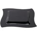 Fineline Wavetrends 109-BK 9 1/2" Black Plastic Square Plate - 120/Case Main Thumbnail 3