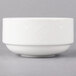Villeroy & Boch 16-2238-2514 Bella 8.75 oz. White Porcelain Stackable Soup Cup - 6/Case Main Thumbnail 3