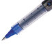 Uni-Ball 60108 Vision Blue Ink with Blue / Gray Barrel 0.5mm Roller Ball Stick Pen - 12/Pack Main Thumbnail 2