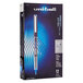 Uni-Ball 60108 Vision Blue Ink with Blue / Gray Barrel 0.5mm Roller Ball Stick Pen - 12/Pack Main Thumbnail 3