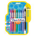 A package of 8 Paper Mate InkJoy 300 RT pens with assorted ink and barrel colors.