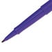 A close-up of a Paper Mate purple pen with a black tip.