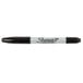 A black and white Sharpie Twin-Tip marker with the word "Sharpie" on it.
