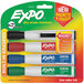 A package of Expo dry erase markers in assorted colors.