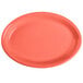 A pink Tuxton oval china platter.
