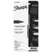 A black and white package of Sharpie 4-color permanent markers.