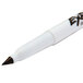 A white Expo Ultra Fine Point dry erase marker with a black tip.