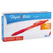 Paper Mate 89467 Profile Red Ink with Red Barrel 1.4mm Retractable Ballpoint Pen - 12/Pack Main Thumbnail 3