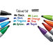 A Sharpie permanent marker set with several markers in different colors.