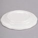 5 1/2" Ivory (American White) Scalloped Edge China Plate - 36/Case Main Thumbnail 3