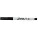 A black Sharpie Ultra-Fine Point permanent marker with white writing.