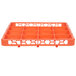 Carlisle RE16C24 OptiClean 16 Compartment Orange Color-Coded Glass Rack Extender Main Thumbnail 2