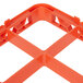 Carlisle RE16C24 OptiClean 16 Compartment Orange Color-Coded Glass Rack Extender Main Thumbnail 9