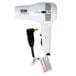 A white Conair Cord Keeper hair dryer with a cord attached.