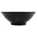 A black GET Nara melamine bowl.