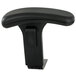 Safco 3496BL Uber Black Adjustable T-Pad Armrest Set Main Thumbnail 2