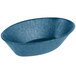 HS Inc. HS1011 9" x 5 1/2" x 2" Blueberry Polyethylene Oval Basket - 24/Case Main Thumbnail 4