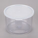 Cambro CCP15152 1.5 Qt. Clear Round Crock with Lid Main Thumbnail 2
