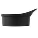 A black rubber carafe lid with a long handle.