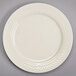 Homer Laughlin by Steelite International HL3427000 Gothic 12 1/2" Ivory (American White) China Plate - 12/Case Main Thumbnail 1