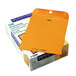 Quality Park 43090 #90 9" x 12" Brown Kraft Clasp / Gummed Seal File Envelope - 100/Box Main Thumbnail 6