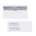 Quality Park 67529 Reveal N Seal #9 3 7/8 x 8 7/8 White Invoice Envelope with 2 Windows / Self Adhesive Seal - 500/Box Main Thumbnail 1