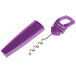 A purple Franmara Traveler's Grape corkscrew and bottle opener.
