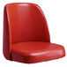 Lancaster Table & Seating 19" Wide Crimson Barstool Bucket Seat Main Thumbnail 1