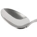 A Bon Chef stainless steel sombrero tasting spoon with a silver handle and spoon.
