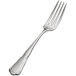 Bon Chef S1505 Sorento 7 3/4" 18/10 Stainless Steel Extra Heavy Weight Dinner Fork - 12/Case Main Thumbnail 1