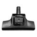 A close up of a black ProTeam vacuum cleaner with a black 11" Turbo Brush attachment.