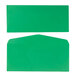 Two green Quality Park business envelopes.