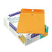 Quality Park 37890 #90 9" x 12" Brown Kraft Clasp / Gummed Seal File Envelope - 100/Box Main Thumbnail 2