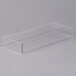A clear plastic drawer for a Cal-Mil Pullman Loaf Bread Box.