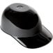 A black baseball helmet-shaped bowl.