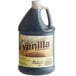 A bottle of Regal 1 gallon imitation vanilla liquid.