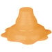 A 4 oz. flower-shaped plastic Sno-Cone cup in assorted colors.