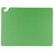 San Jamar 6007815 Cut-N-Carry® 24" x 18" x 1/2" Green Cutting Board with Hook Main Thumbnail 2