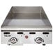 Vulcan MSA24-C0100P 24" Countertop Natural Gas Griddle with Rapid Recovery Plate and Piezo Ignition - 54,000 BTU Main Thumbnail 2