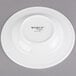 A white Libbey porcelain soup bowl with a world white background.