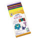 A package of colorful craft bags in assorted rainbow colors.
