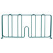 A green Metroseal wire shelf divider for a Metro rack.