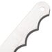 A close up of Edlund curved blades for fruit and vegetable slicers.