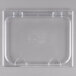 Carlisle 10238Z07 StorPlus EZ Access 1/2 Size Clear Polycarbonate Hinged Lid with Two Handles Main Thumbnail 2