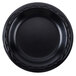 Genpak LAM06-3L Elite 6" Black Laminated Foam Plate - 125/Pack Main Thumbnail 2