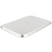 A silver rectangular Vollrath stainless steel serving tray.