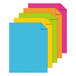 A group of colorful Astrobrights paper sheets.